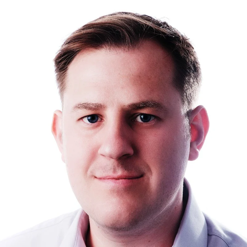Portrait photograph of Ryan Mangan, founder and CEO of EfficientEther